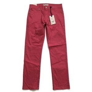 Alexander Julian Jean Chinos Slim Straight Red